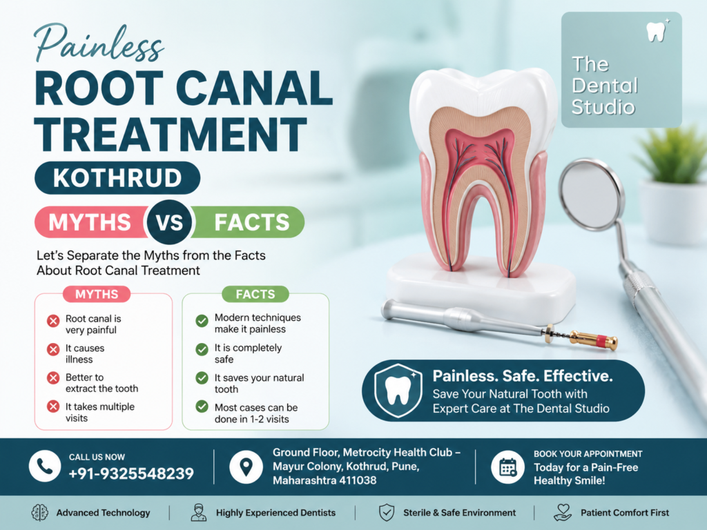 Painless Root Canal Treatment Kothrud Myths vs Facts